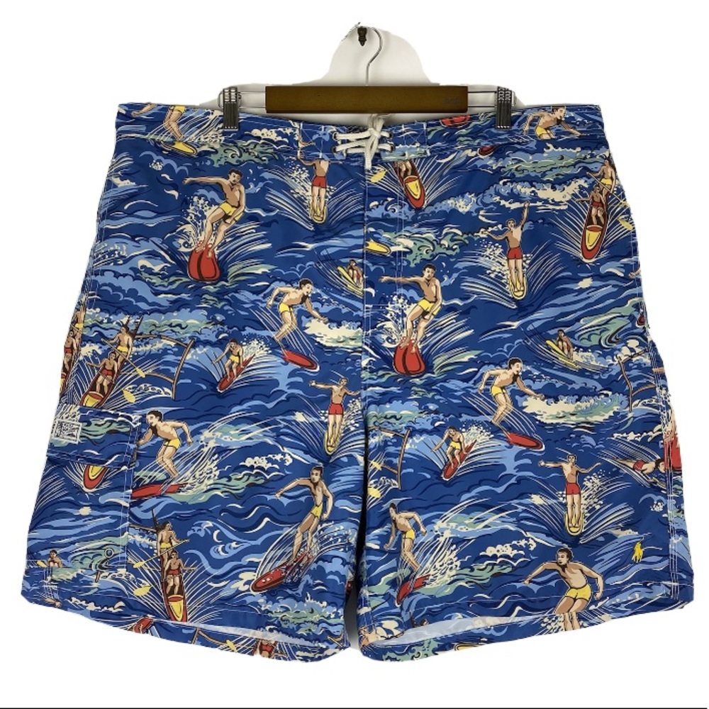 Polo Ralph Lauren Mens Kailua Surfer Swim Trunks